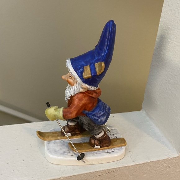 Goebel Gnome Ski Figurine . Co Boy No Chips or Cracks. Germany. - Picture 2 of 6